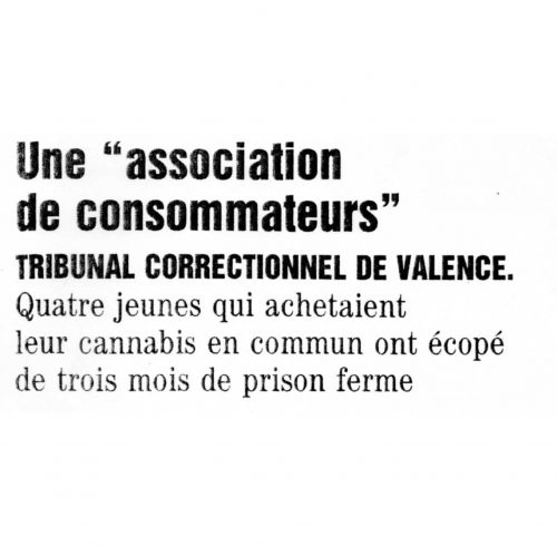TC Valence – 4 Jeunes Cannabis